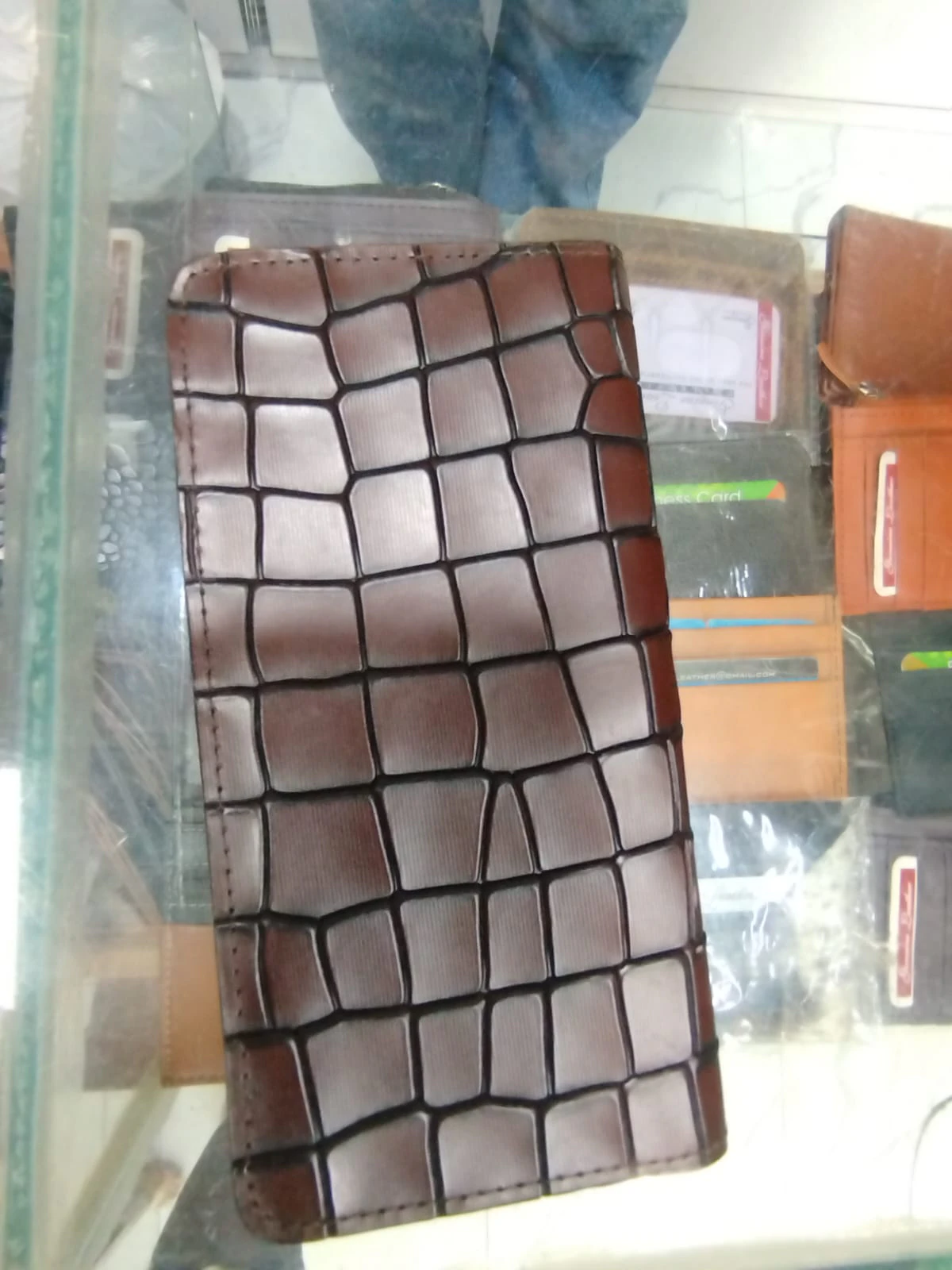Leather Long Wallet