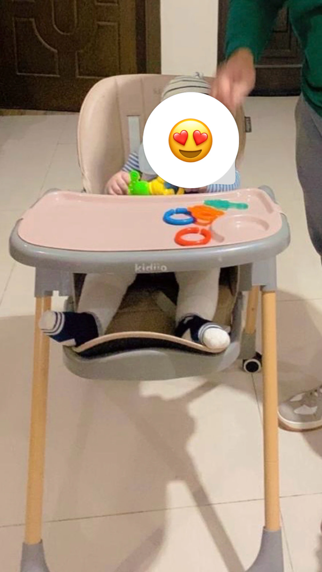 Kidilo 3 in 1 High & Low Baby Chair