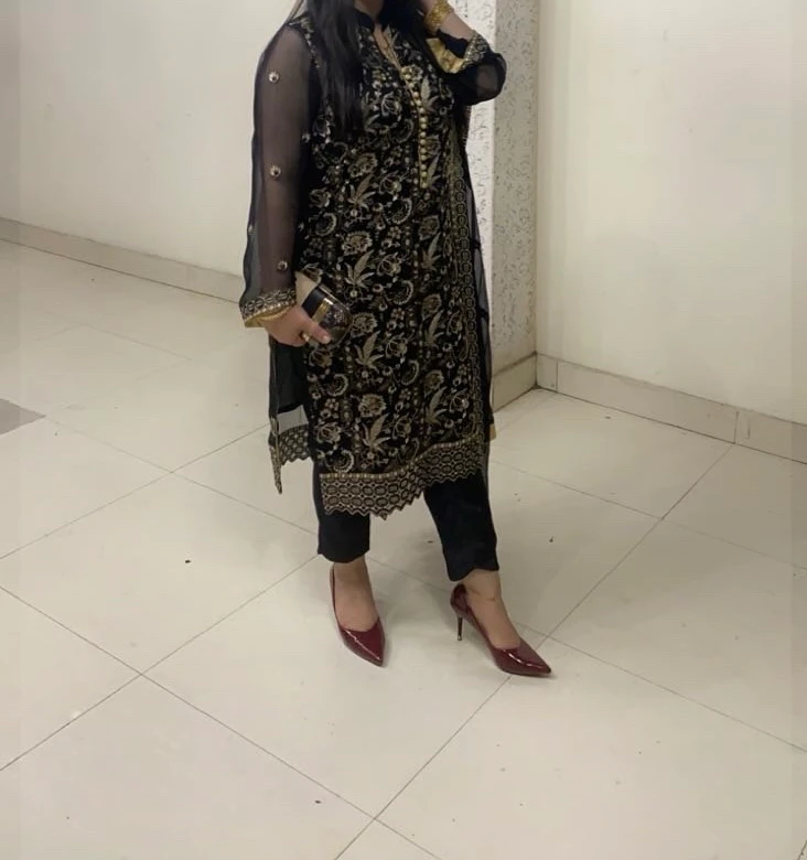Black Chiffon Dress