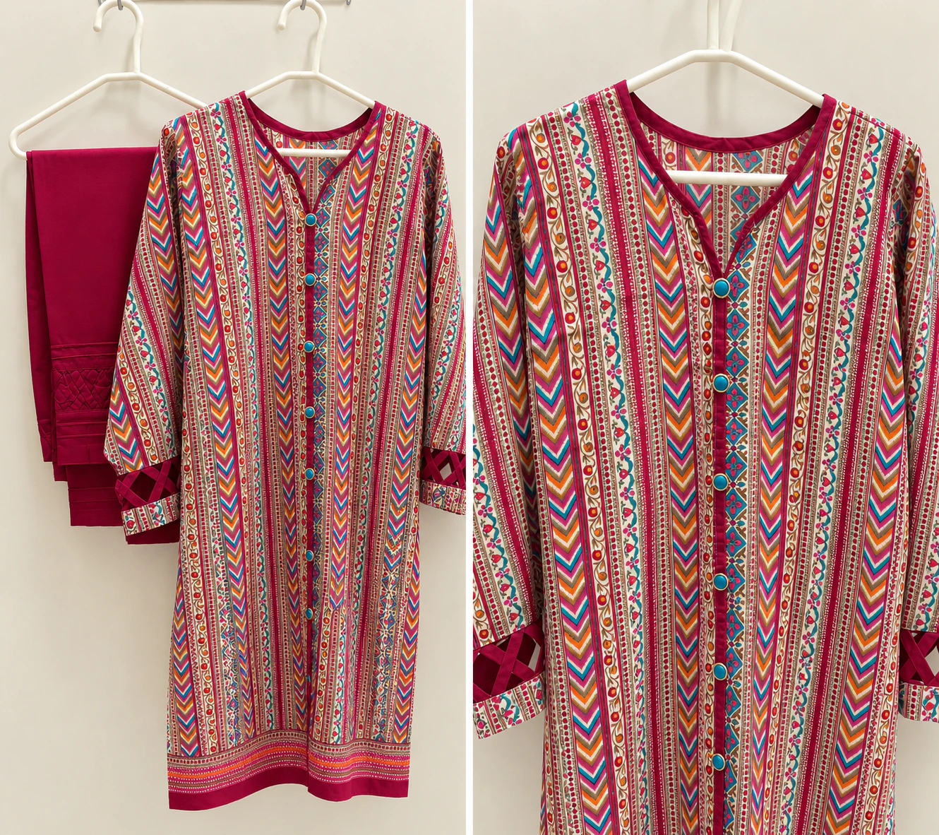 Bonanza Two piece lawn suit