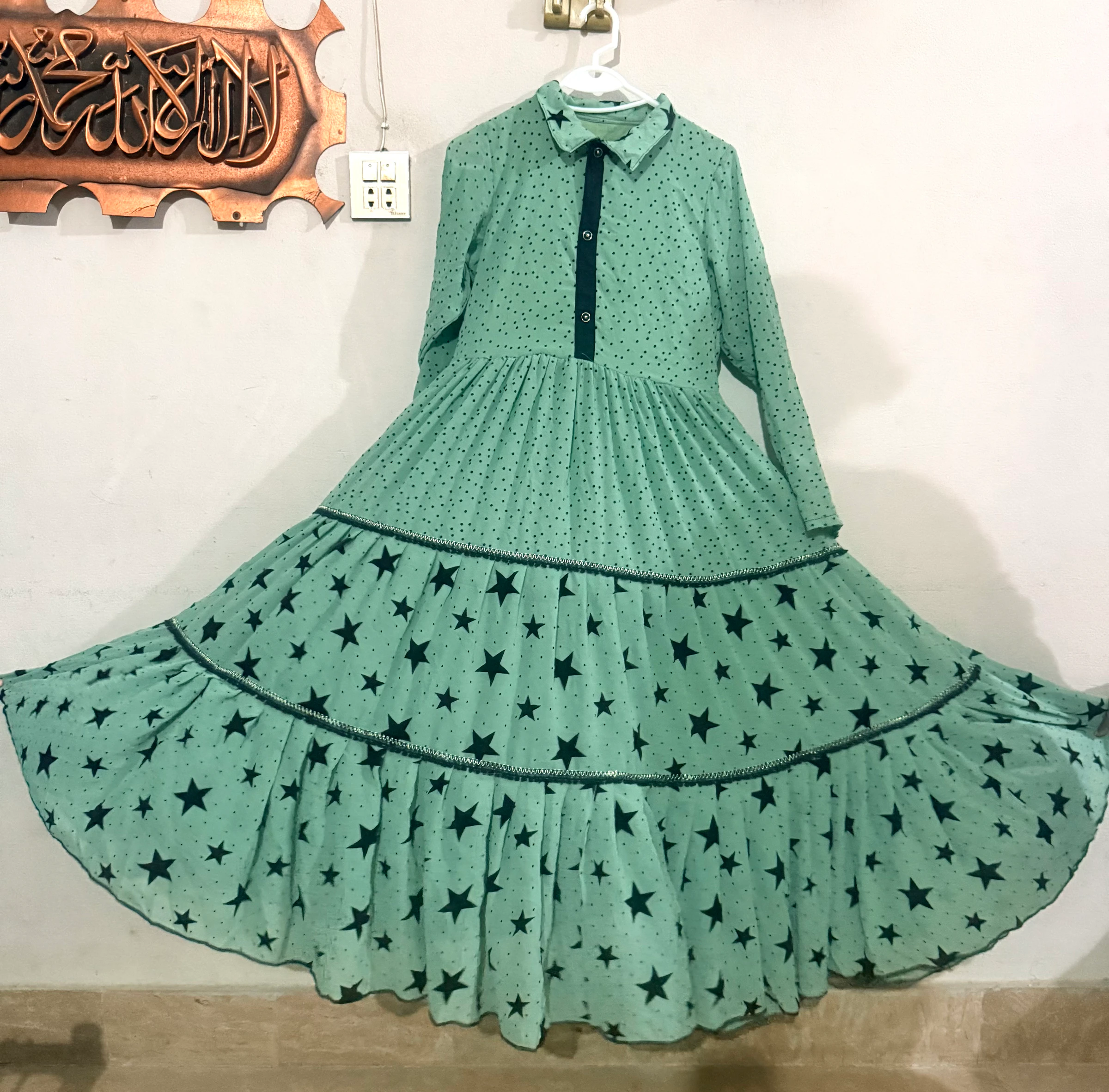 Flared maxi