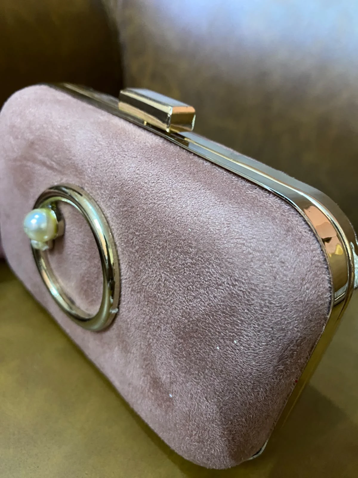 Dusty Pink Clutch
