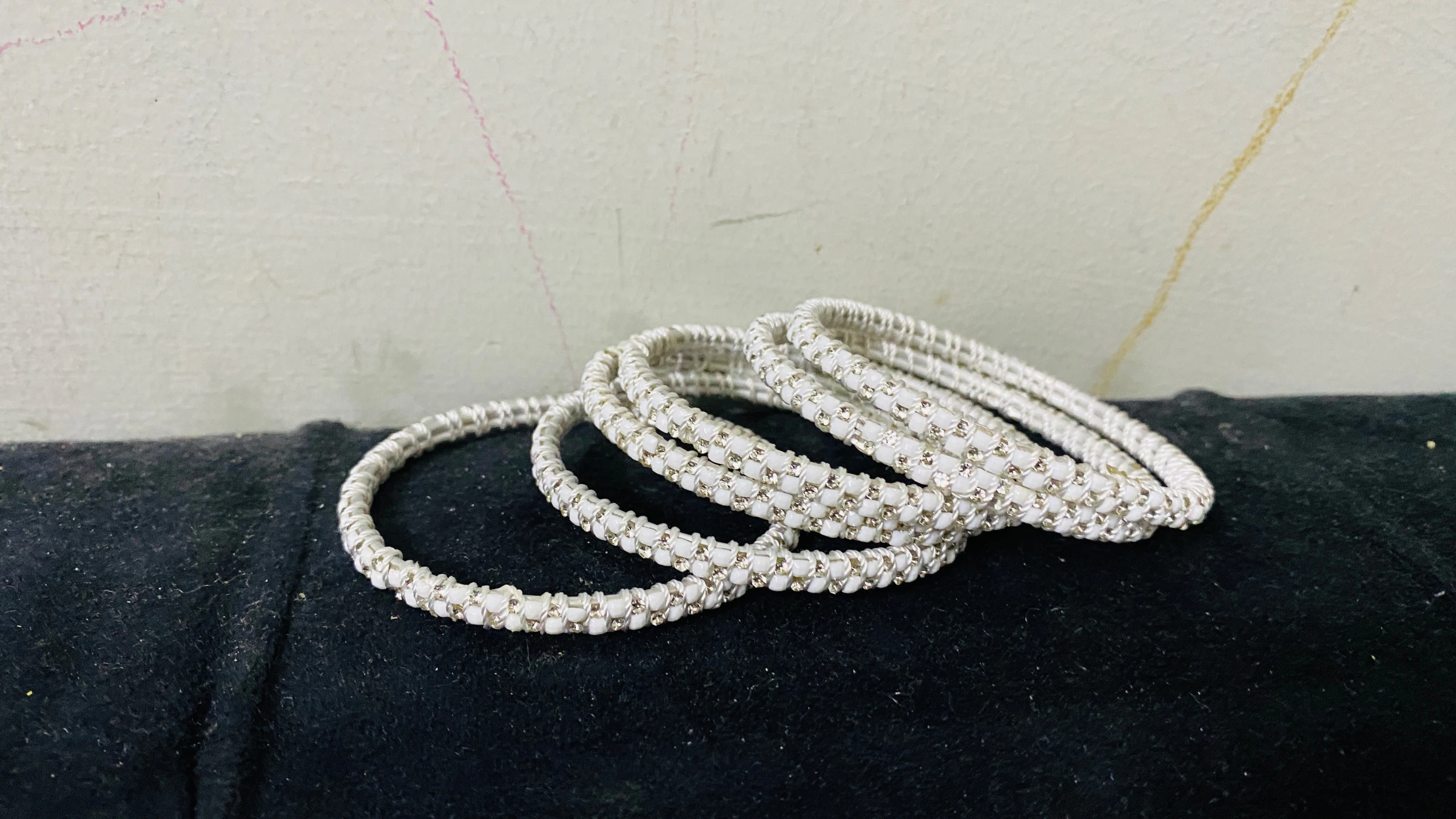 Embellished Thread Wrapped Bangles