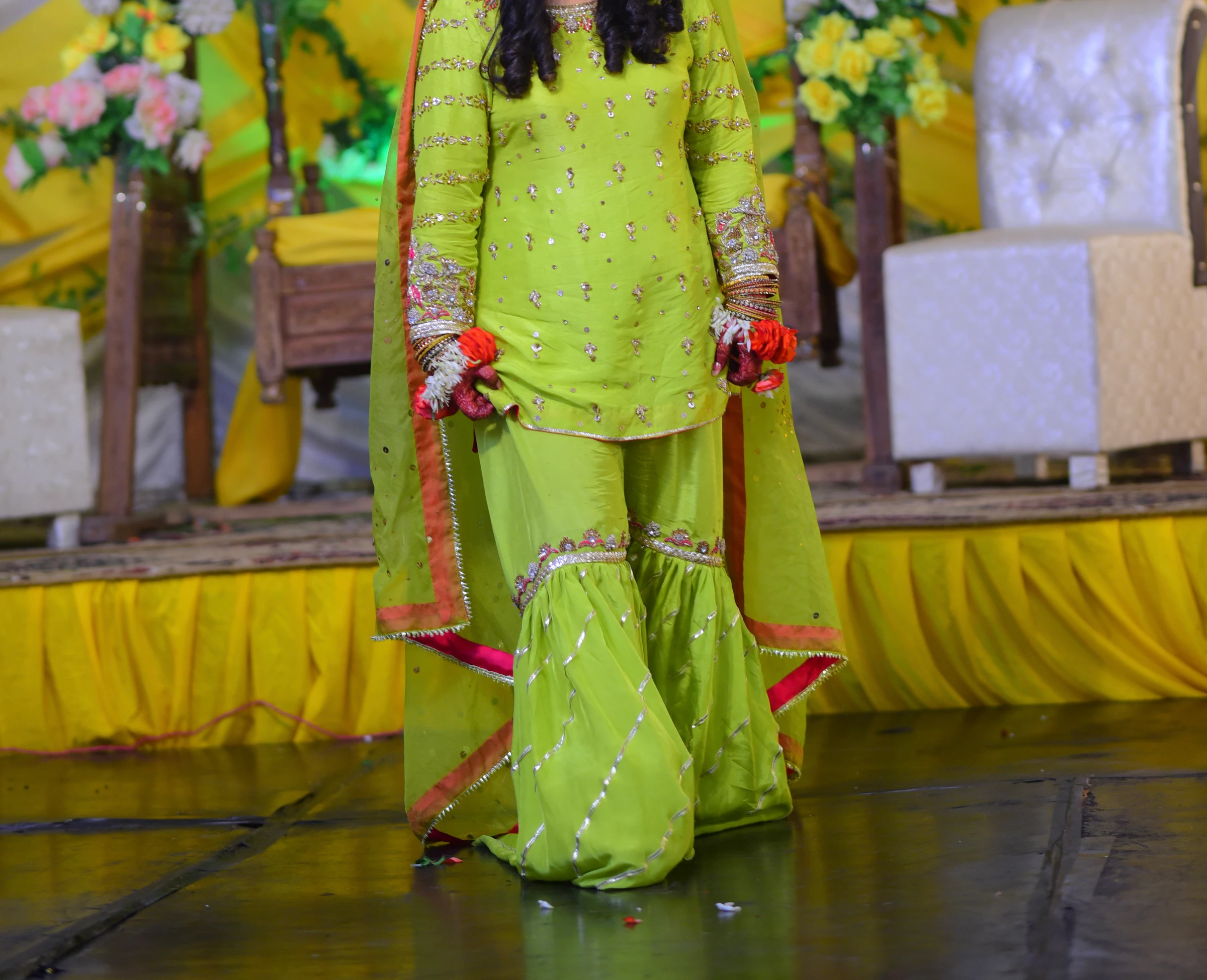Bridal Mehndi Dress