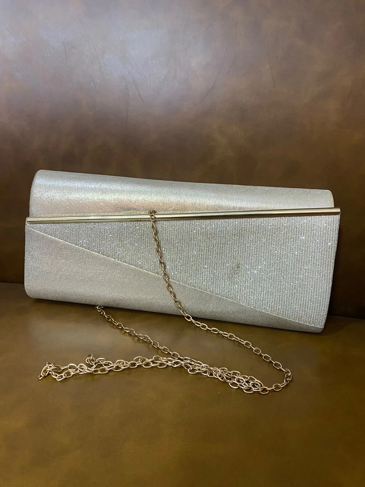 Simple Golden Clutch
